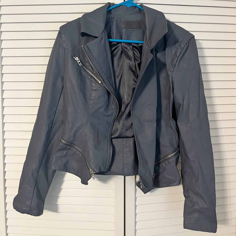 Blank NYC vegan leather jacket